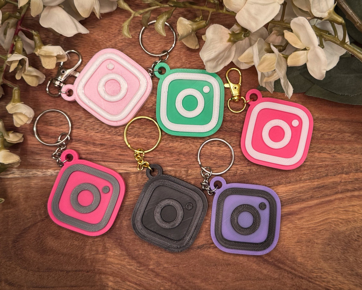 Nfc Fan Keychains Instagram NFC Keychains or Bag Tags – Pitcher Perfect Design